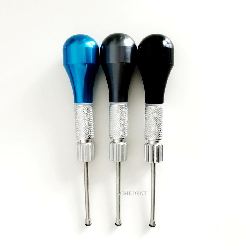 20 pezzi Micro impianto dentale Mini viti di ancoraggio autoperforanti strumenti per dentista in lega di titanio e cacciavite grigio/blu/nero