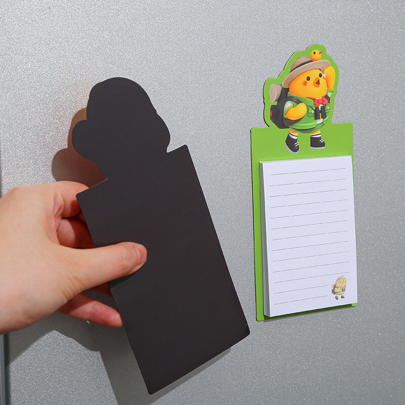 50แผ่น Kawaii Sticky Notes Notepad น่ารักการ์ตูน Tearable Magnetic Memo Pads Self-Adhesive Memo อุปกรณ์สำนักงานโรงเรียน