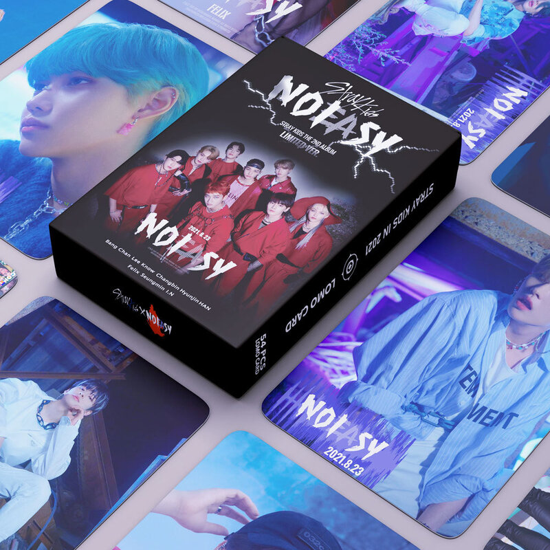 54/pz KPOP Straykids 2021 nuova speciale LOMO Card Boxed StrayKids Support Card cartolina Collection Card gift HAN fan Collection