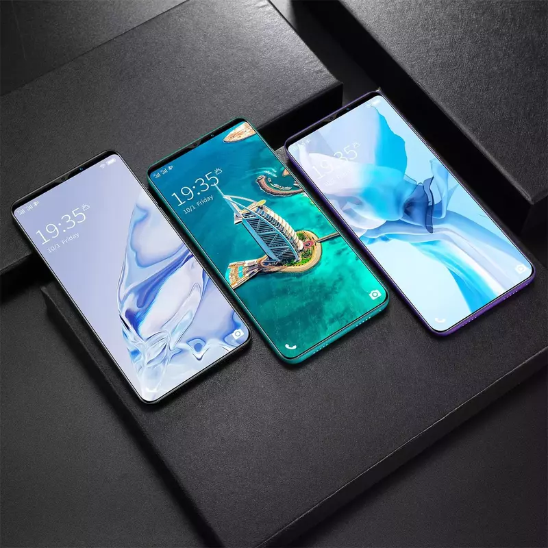 2021 Note9 Pro Smartphone Android 4.4 512 + 4G ROM Smart Phones Face Unlock 5.0 Inch Full Screen 2200Mah Cell Mobile Phone