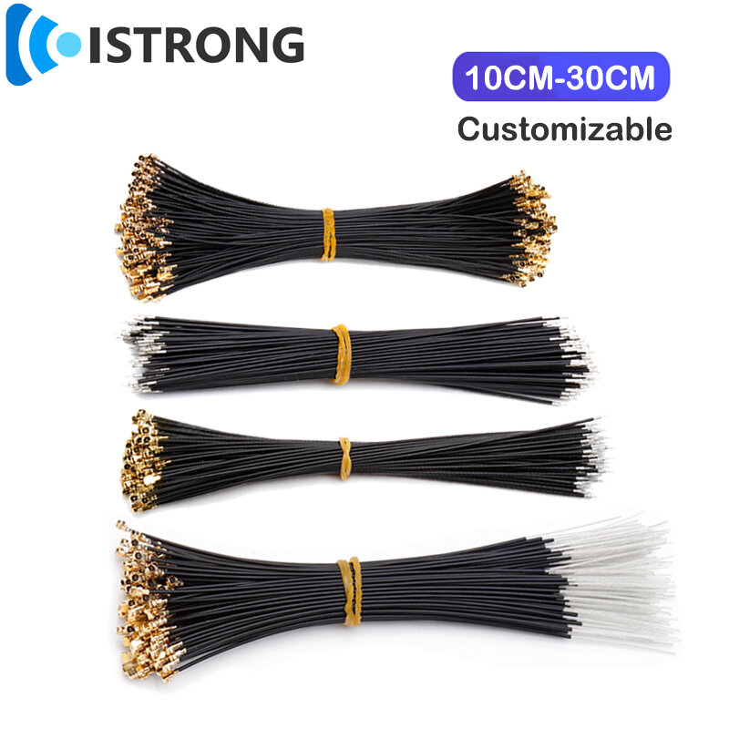 2pcs uFL/u.FL/IPX/IPEX1 Extension Cable Length 30cm RG1.13 Pigtail Jumper RF Coaxial Cable for Wireless Network Card Router