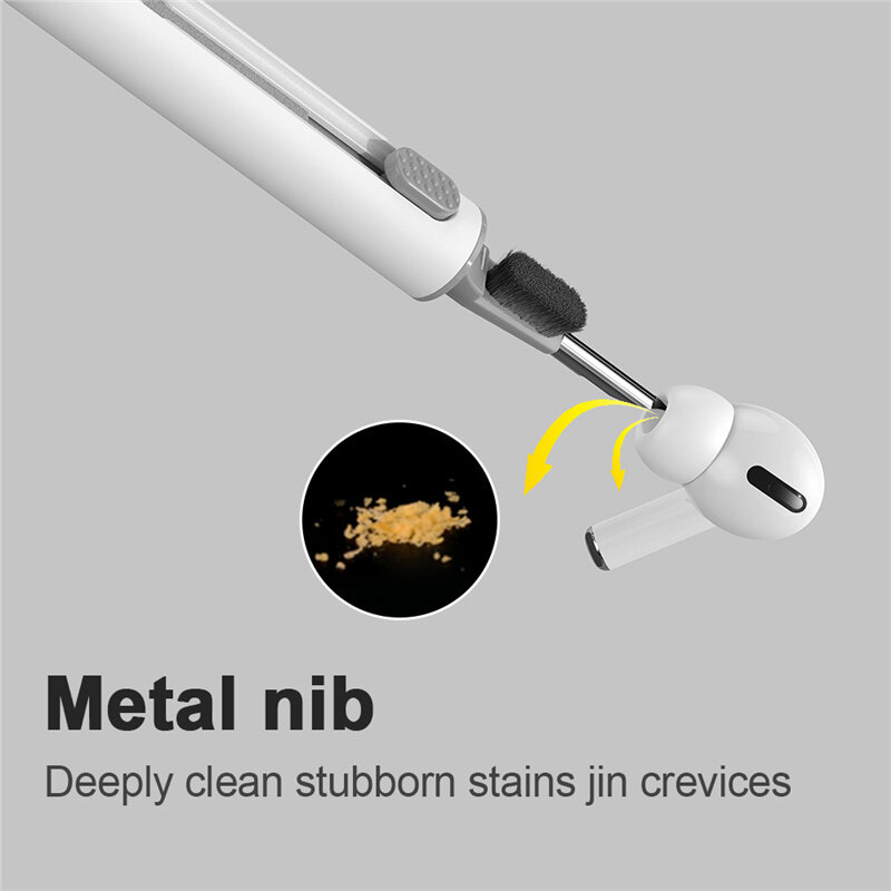 Kit mais limpo para airpods pro 2 1 bluetooth fones de ouvido caneta limpeza escova caso ferramentas limpeza para vagens ar xiaomi huawei