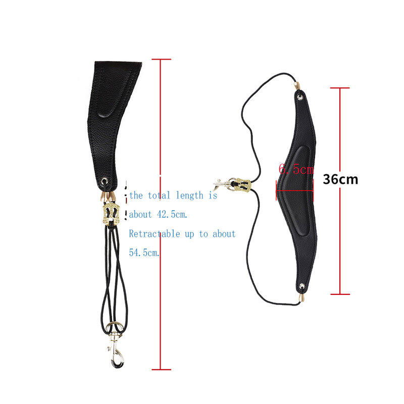 لاعب خاص الساكسفون حزام أداة الملحقات الساكسفون قابل للتعديل حزام جلد الساكسفون الملحقات