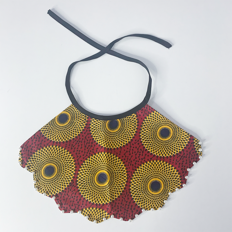 African Ankara Collar Choke Necklaces African Print Fabric Ankara Head Wraps Accessories Jewelry