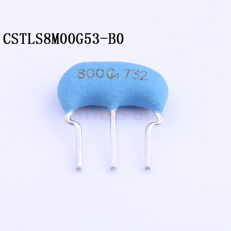 10PCS/100PCS 8MHz DIP ± 0.5% 15pF CSTLS8M00G53-B0 Ressonadores Cerâmicos