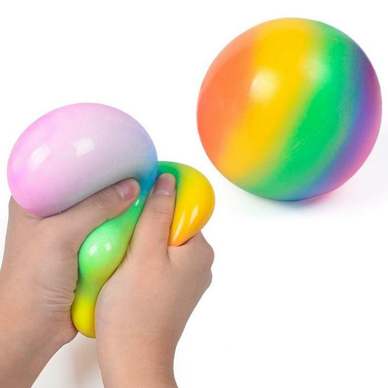 Bola de Needoh antiestrés para niños y adultos, alivio del estrés, cambio de color, bolas para apretar, Dna, mano, juguete inquieto
