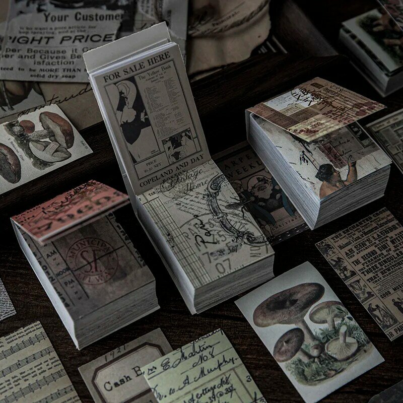 Journamm 100 Φ эстетичные Стикеры для рукоделия, мини-книга, дневник нежелательной почты, Необычные канцелярские принадлежности