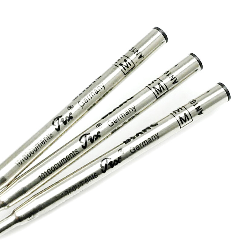 MB-recambio de bolígrafo de alta calidad (10 unids/lote), 0,7mm, negro/azul, papelería de oficina, escuela, escritura, accesorios de bolígrafo suave