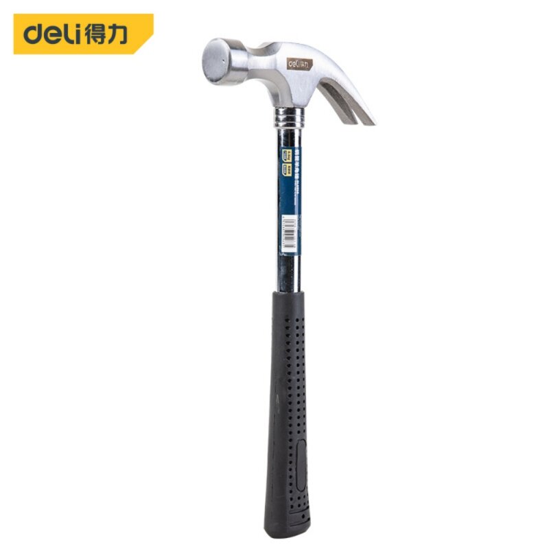 Deli Claw Hammer Household Safety Hammer Multi-function Small Iron Hammer Special for Traceless Nail Hand Tools