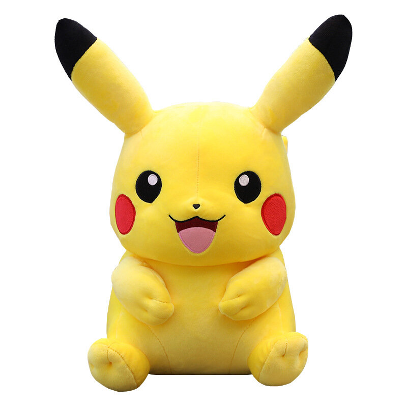 Pokemon Plush Toy para Bebê, Anime Figura Boneca, Pikachu, Eevee, Charmander, Squirtle, Charizard, Blastoise, Bulbasaur, Presente de Natal