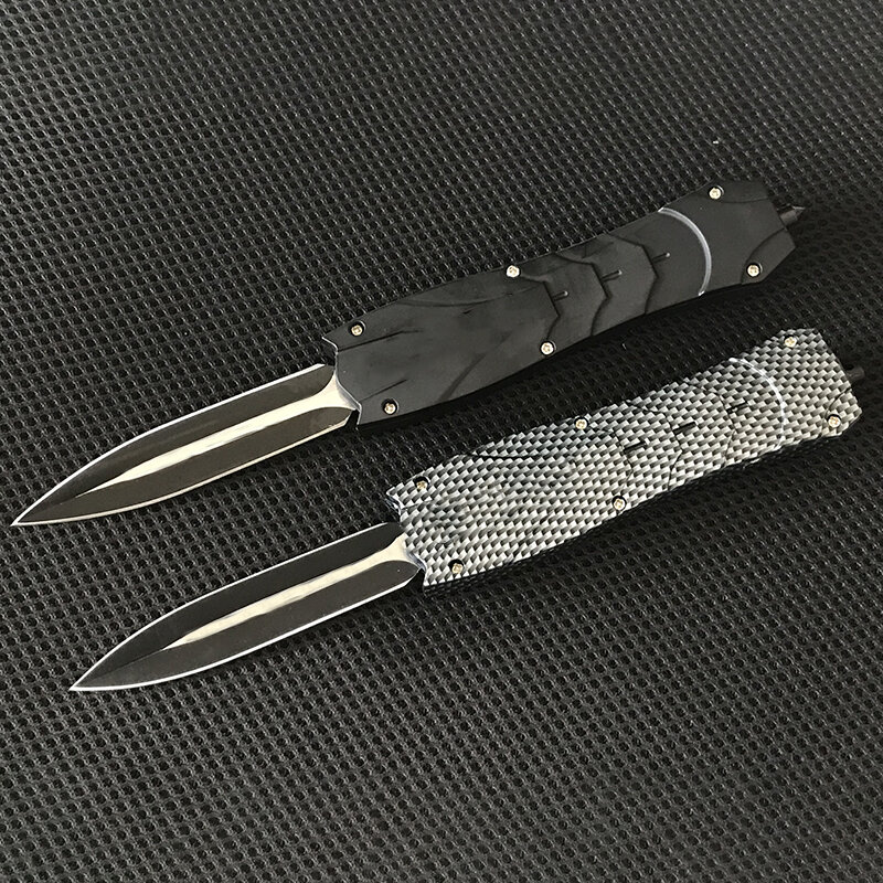 Cuchillo táctico para exteriores, mochila de bolsillo, Cuchillos militares, defensa de seguridad, EDC, Tool-BY96, color negro y gris