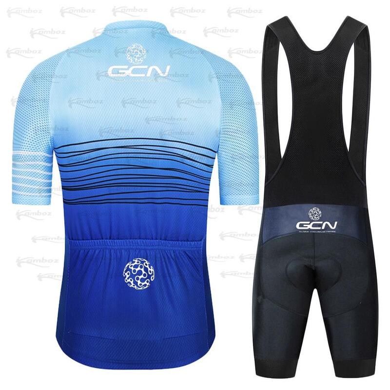 GCN 2022 Summer Cycling Jersey Raphaing Team Cycling Clothing Suits Bicycle Clothes Bib Shorts Sets Bike Ropa Ciclismo Triathlon