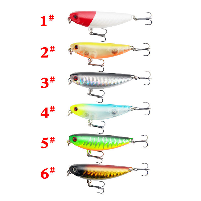 4.7g Rockfishing Fishing Lures Pencil Woblers Mini Topwater Floating Pike Artificial Bait For Fishing Baits Fish Wobblers Hot