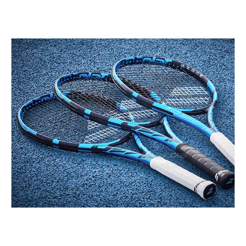 Babolat PD 풀 카본 전문 테니스 라켓, 퓨어 드라이브 싱글 테니스 용품, 남녀공용 L2 무게 300g, 2021 신제품