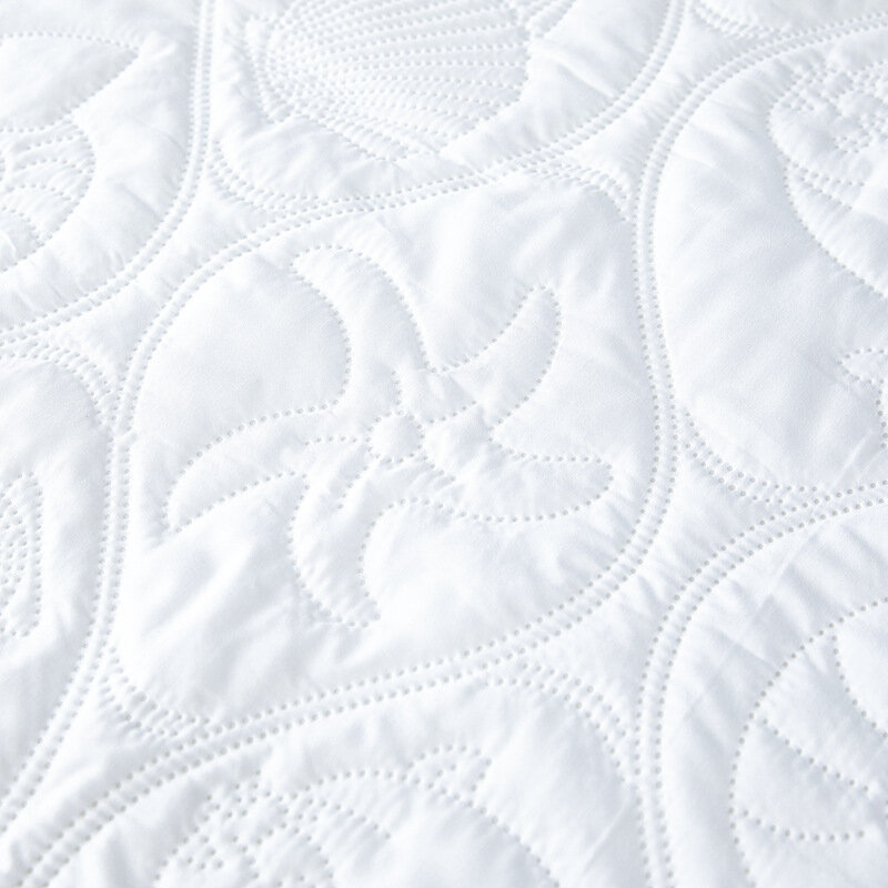 Protector de colchón impermeable con relieve, antiácaros bajera sábana, funda de estilo para colchón, almohadilla suave y gruesa para cama, 7 colores