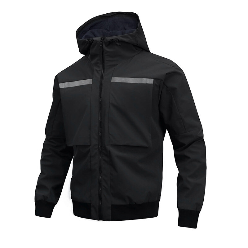 Jaqueta de lã masculina carga tático outono inverno wear-resistente à prova de vento quente casaco casual masculino caminhadas ao ar livre escalada outwear