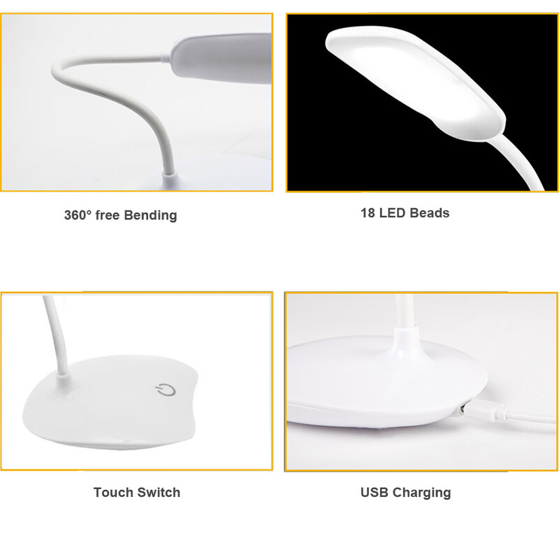 Lampe de bureau LED aste, lampe de bureau lumineuse, soins des yeux, étude des étudiants, lanternes de table pour lire un livre