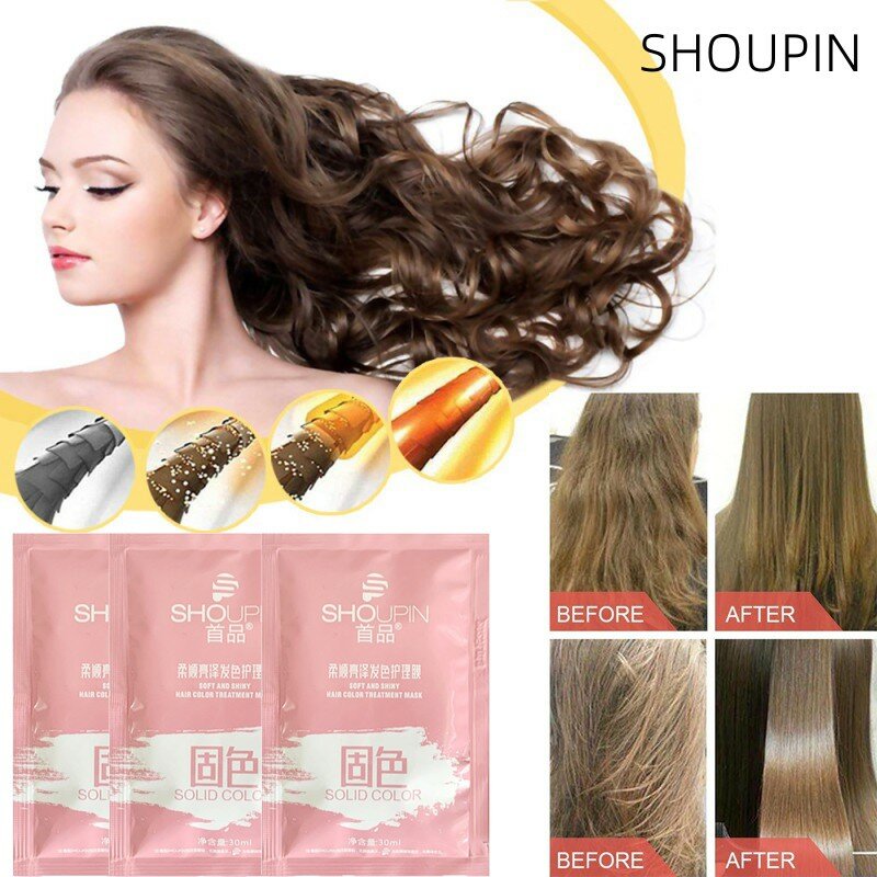 10PCS Keratin Hair Mask Magical 5 Seconds Repair Damage Frizzy Treatment Scalp Hair Root Shiny Balm Straighten Soft Care Product
