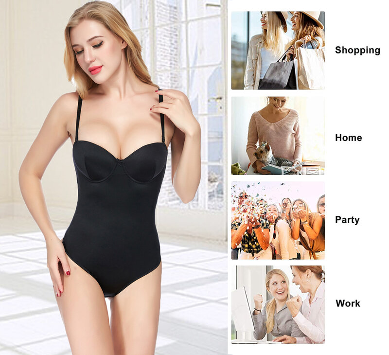 Velssut-Body de Control de barriga para mujer, ropa moldeadora de cintura, moldeador de cuerpo, Faja sin costuras, ropa interior antideslizante