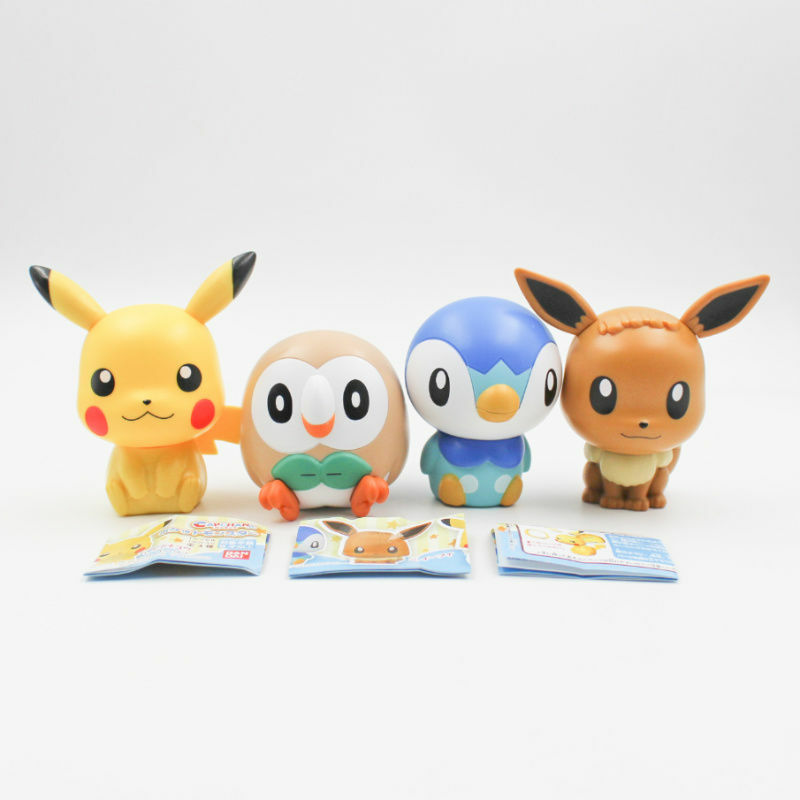 Pokemon Brand Pikachu Eevee Limited Peripheral Figure Assembled Toys Capsule Doll Ibrahimovic Model Collection Holiday Gift