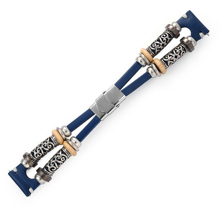 22mm bohemia Hippie Watch Bands Compatible strap Handmade Boho Fancy Cuff Bracelets Metallic Wristband Strap Accessories