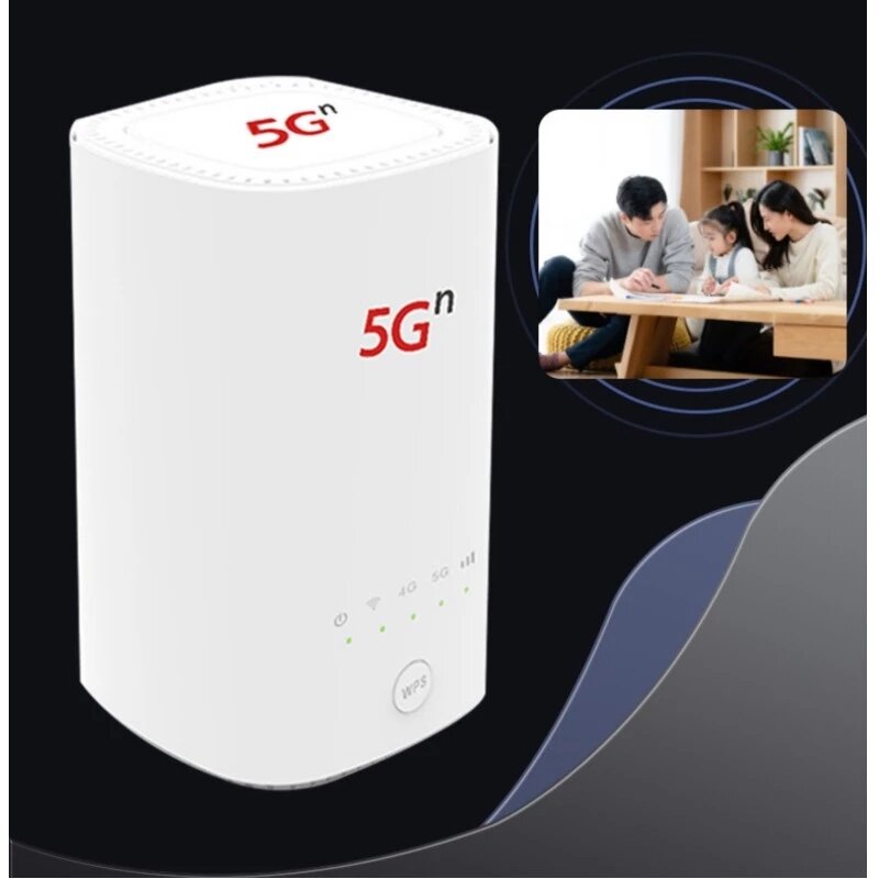 Original China Unicom 5G CPE VN007 2.3Gbps Wireless CPE 5G NSA/SA NR n1/n3/n8/n20/n21/n77/n78/n79 4G LTE Band1/3/8