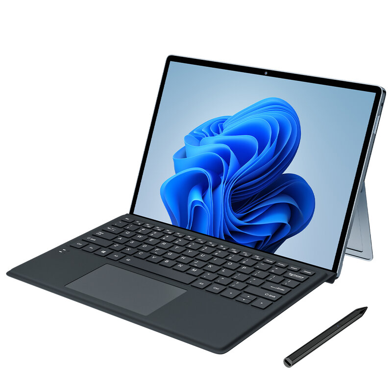 Laptop Touch Screen com caneta, 12,6 polegadas, 2K, Intel Core i7, 1165G7, Windows 11, 16GB, DDR4, 512GB, PCIE, câmera de impressão digital