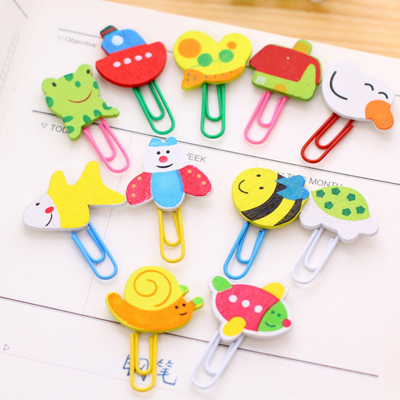 24Pcs Paper Clips Marking Clips Note Clips Page Marker Stationary Supplies ( Mixed Styles )