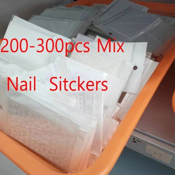 100pcs Free shiping  Suit Luxury brand logo style Nail Stickers Designs Gummed 3D Nail Art Stickers Decals Makep Art Decorations