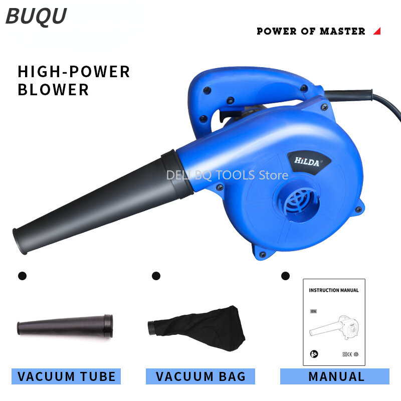 High Power Blower Cleaner Electric Air Blower Dust Computer Dust Blowing Dust Collector Air Blower 1000W 220V Blower Power Tools
