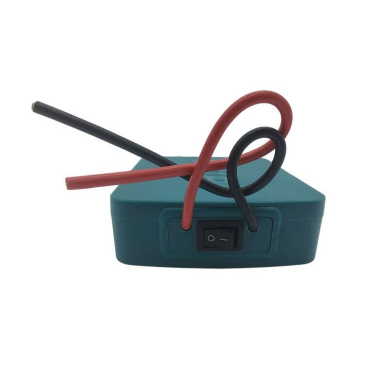 Adaptador de bateria compatível para makita bl série 14.4v18v li-ion bateria diy 12awg cabo com interruptor de alimentação saída conversor ferramentas