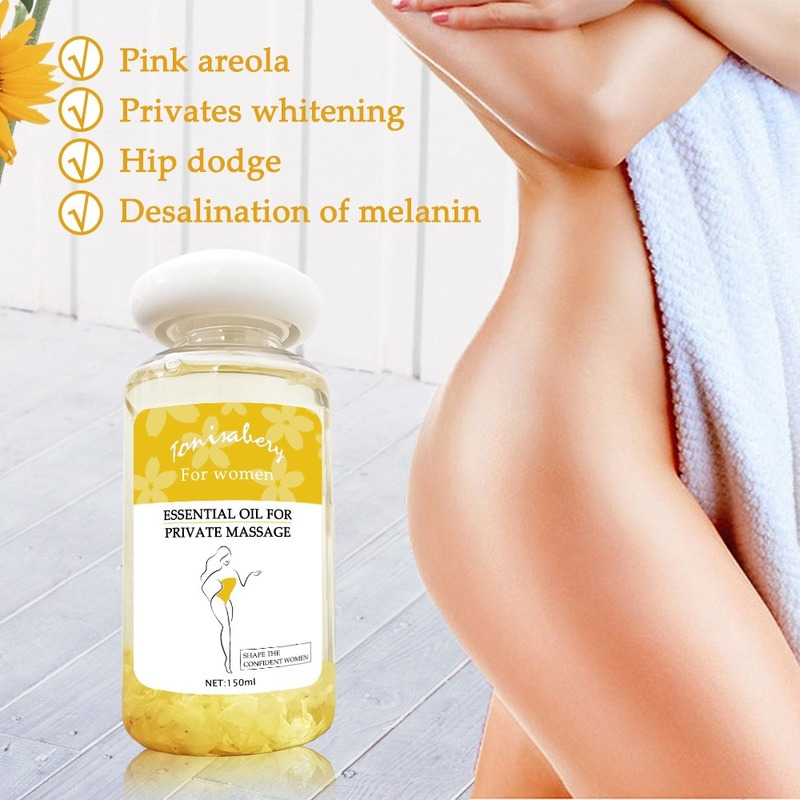 Aceite de Osmanthus dorado para mujer, crema blanqueadora de partes privadas, color rosa para Vagina, cara, cuerpo, axila, partes privadas, piernas, rodillas