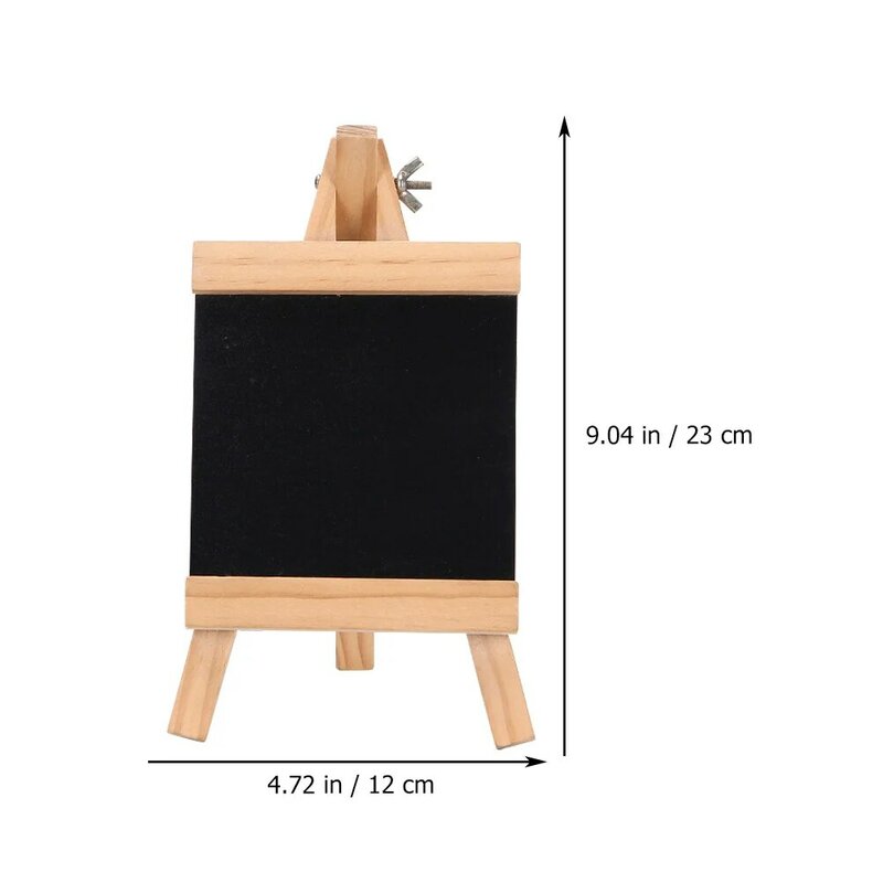Tablero de pizarra con mensaje, Mini pizarra de tiza, soporte de caballete, menú, tablas pequeñas, pizarras de madera