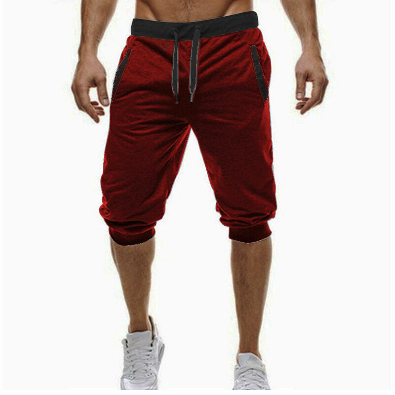Está quente! 2022 novo homem de venda quente verão casual moda sweatpants fitness curto jogger M-3XL