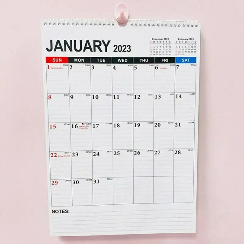 Calendario colgante de pared 2023, calendario colgante Vertical 2023-2024, uso ahora hasta junio de 2024, diseños minimalistas 2023