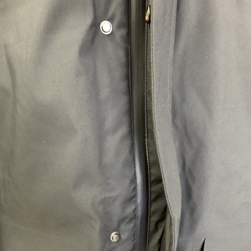 Высококачественная Мужская зимняя деловая Повседневная куртка средней длины с капюшоном и белым гусиным пухом