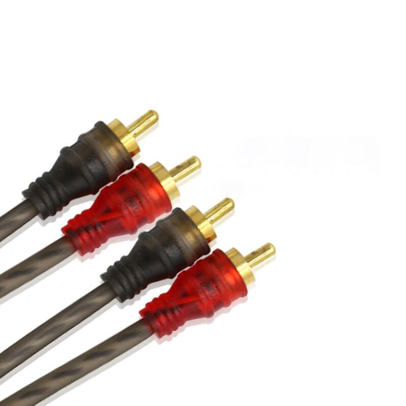 Cabo audio de cobre puro do pvc do amplificador de potência do cabo audio para o sistema audio do carro