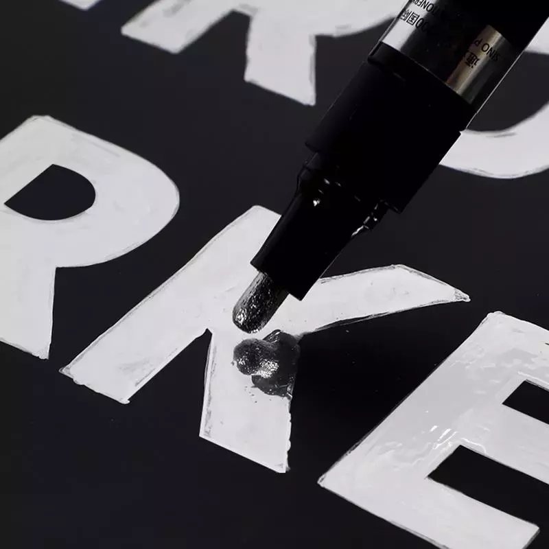 2022New Spiegel Marker Zilver Marker Vloeibare Pen Art Vloeibare Spiegel Diy Hars Verf Spiegel Chroom Metallic Ambachten Pen Acc