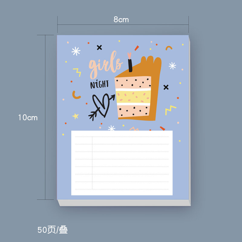 Корейские Мультяшные креативные блокноты для записей для студентов для использования коротких записей для удобных и выдерживаемых липких ...