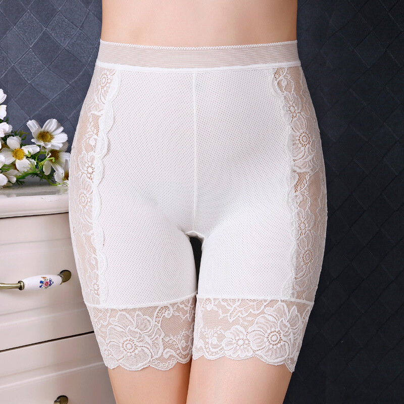 2022 spring Female Panties Lace Seamless Safety Short Pants Women's High Waist Stretch Shorts Briefs Slimming Underwear Lingerie