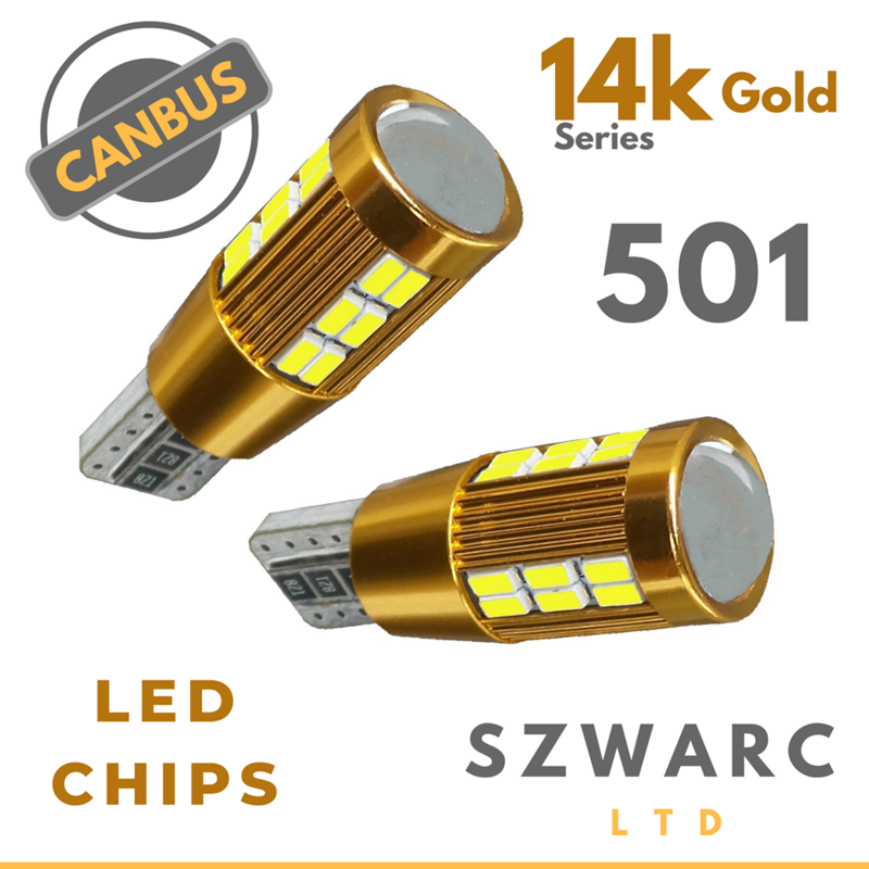 T10 501 lampadine per auto per auto CANBUS senza errori 30 SMD LED luce di parcheggio diurna