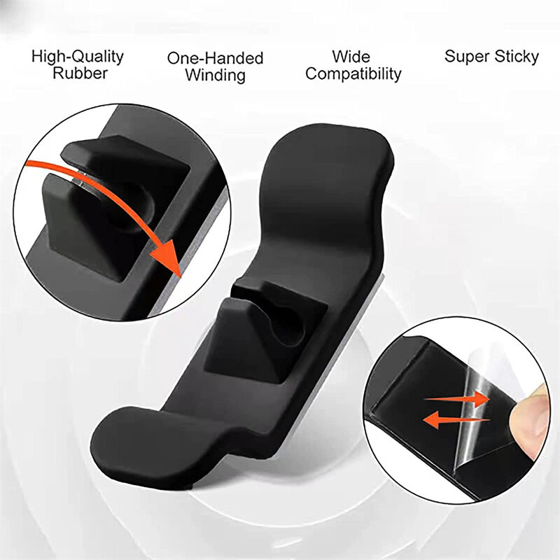 Cord Organizer Cable Management Clip Cable Storage Holder Keeper Wrapper Winder For Air Fryer Coffee Machine Kitchen Appliances