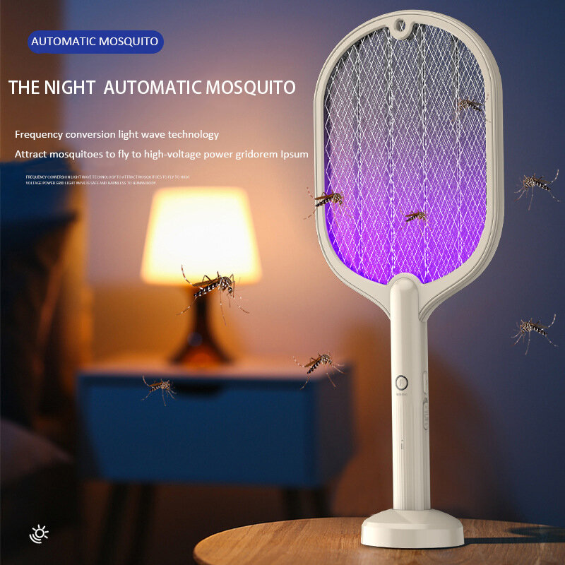 Lampe anti-moustiques électrique efficace, rechargeable par USB, piège à insectes domestique Intelligent
