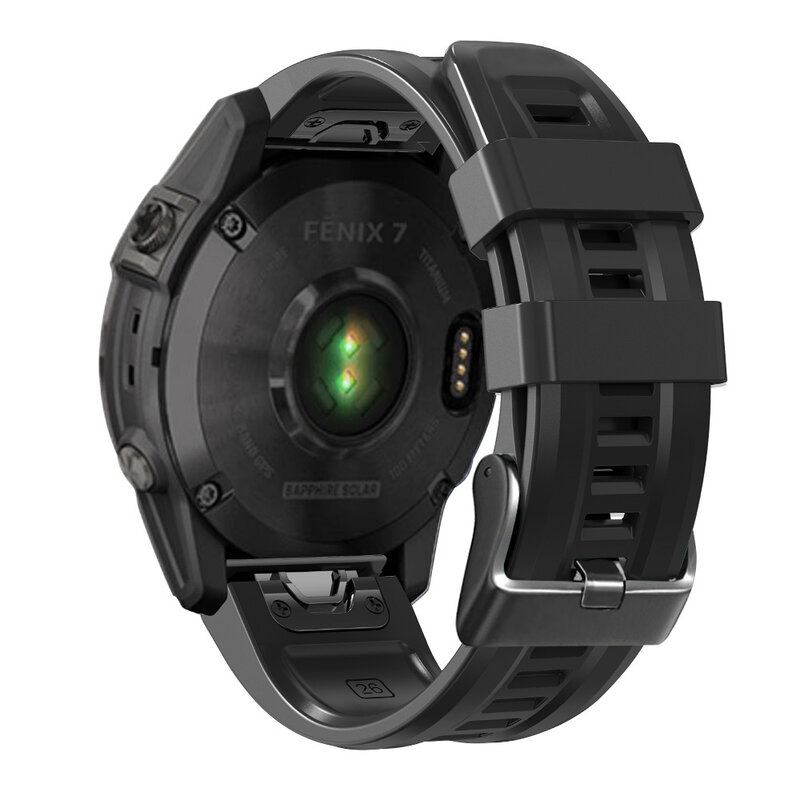 26 22MM silikonowe paski Quick Release Watchband dla Garmin Fenix 7 7X 6 6X Pro 5 5X EPIX 935 945 inteligentny zegarek Easyfit opaski na rękę