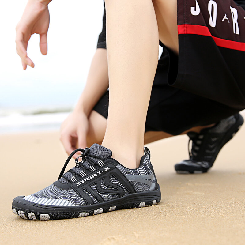 Zapatos antideslizantes cómodos para andar descalzo, calzado elástico de secado rápido para playa, para hombres y mujeres