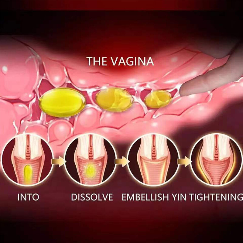 10 Capsules Pheromone Stimulant Female Orgasm Private Parts Firming Gel Female Orgasm Booster Stimulant Private Parts Lubricant