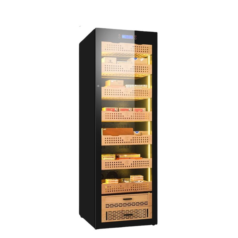 Customization Luxury Semiconductor Electric Insulated Mini Wine Chiller Cooler Digital Display Refrigera