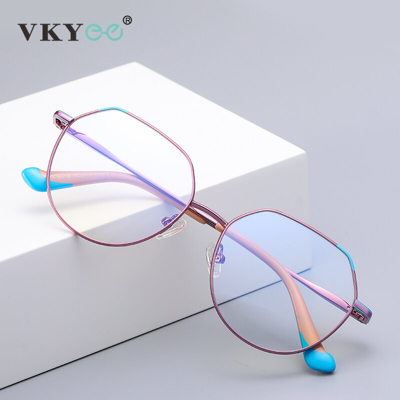 VKYEE-여성용 안티 블루라이트 독서용 안경, 푸른빛 차단 안경 프레임, 컴퓨터 안경, 눈 보호, 인기 판매