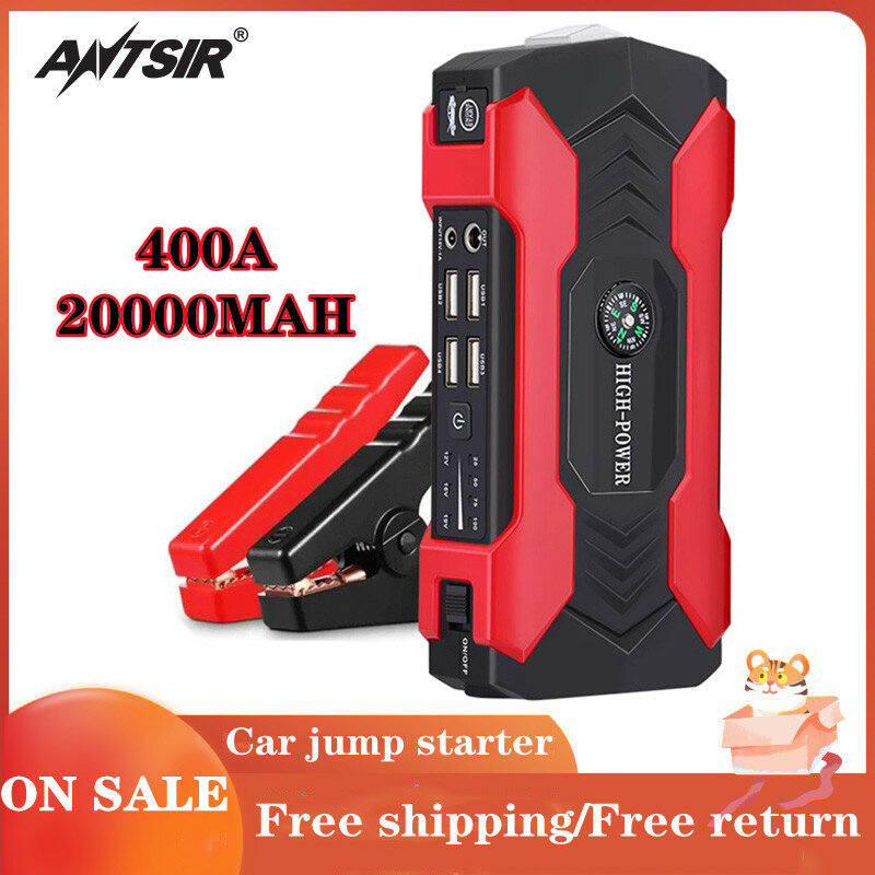 20000mAh 400A Power Bank starting for Car Jump Starter Starting Device Charger Powerbank Emergency Booster Car Battery Starter