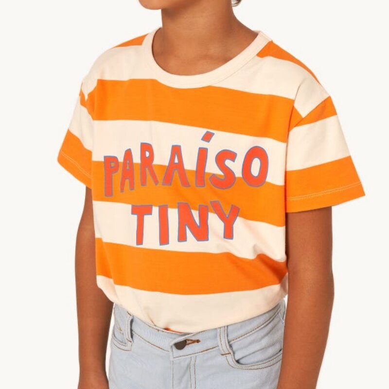 T-shirt dziecięcy TC Series nowe chłopięce dziewczęcy bawełniany oddychający bawełniany T-shirt z krótkim rękawem Tiny Cottons Kids Summer 2023